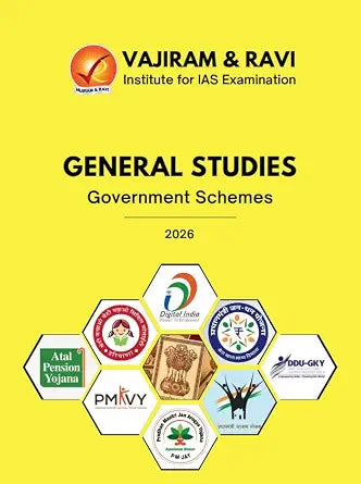 Government Schemes 2026 Yellow Book by Vajiram and Ravi