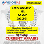 Vision IAS Current Affairs January To May 2026 With Clear Print and Front Page Colored