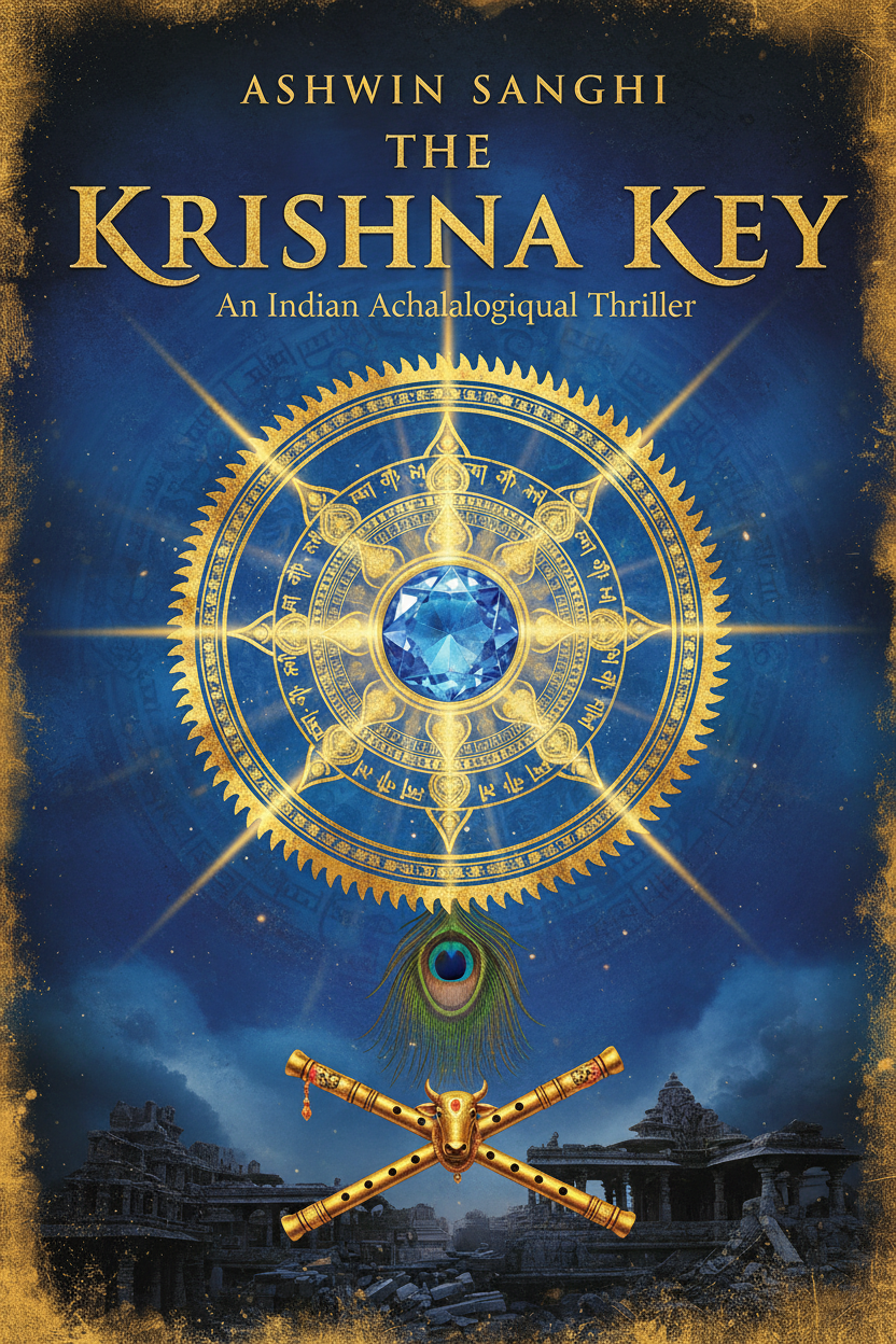 The Krishna Key by Ashwin Sanghi – Book Cover
